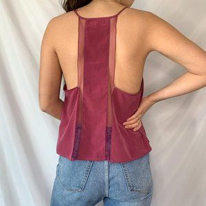 Free People Burgundy Camisole